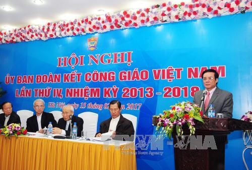 Вьетнамские католики приняли активное участие в патриотических соревнованиях - ảnh 1